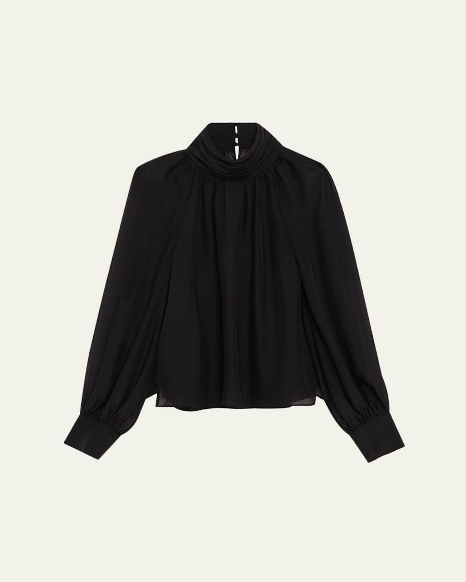 Alyssa Silk Chiffon Blouse